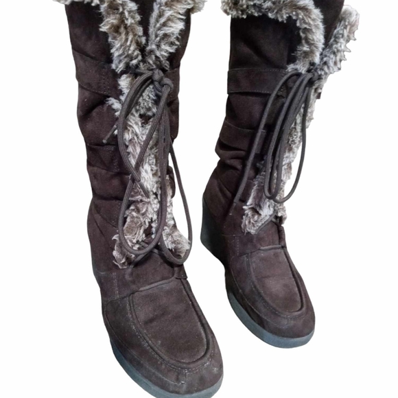 Women's Abercrombie & Fitch tall suede boots Size 9 - Picture 4 of 4